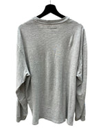 シュプリーム SUPREME Old English L/S Top オールド イングリッシュ ロゴ 長袖 カットソー ロンT 灰 ロンT 刺繍 グレー Mサイズ 104MT-1526