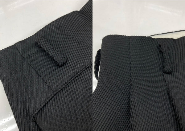 コムデギャルソン COMME des GARCONS HOMME PLUS Pleats Short Pants プリーツ ショート パンツ ジップフライ ワイド 短パン ハーフパンツ 黒 無地 PO-P027 ハーフパンツ ブラック Mサイズ 104MB-404