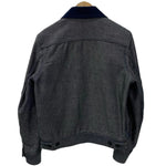 ジェラード JELADO 襟コーデュロイ ジャケット グレー Sサイズ 201MT-4624