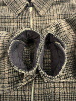 パタゴニア PATAGONIA 98年製 90s 90's USA製 ultra plush over shirt ウルトラプラッシュオーバーシャツ フリースジャケット チェック柄 XL ジャケット グレー 101MT-4803