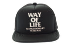 ラッツ  RATS WAY OF LIFE MESH CAP メッシュキャップ 黒 19RA-0509  帽子 メンズ帽子 キャップ ブラック フリーサイズ 103H-46