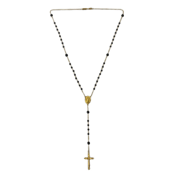 【中古】ドルチェアンドガッバーナ DOLCE&GABBANA Rosary necklace with natural gemstones メンズジュエリー・アクセサリー ネックレス・ペンダント ゴールド フリーサイズ 201goods-563