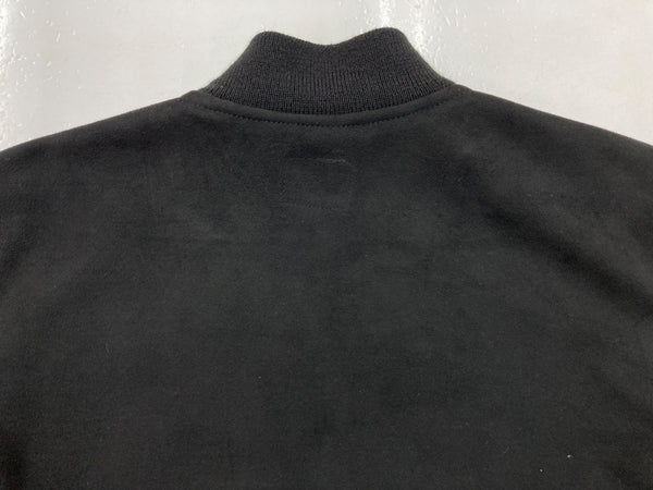 ニードルス Needles OLD オールド BB Jacket Synthetic Suede ベースボールジャケット ブルゾン ボンバージャケット シンセティック スエード ダブルジップ BLACK 黒 ジャケット ブラック XSサイズ 104LT-181