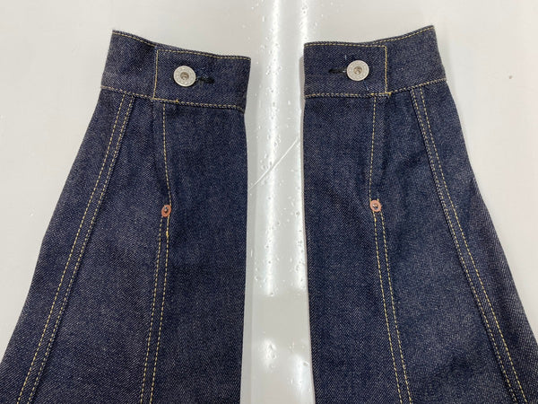 ウエアマスターズ WEARMASTERS Lot.200 Denim Jacket 大戦モデル 月桂樹ボタン 針シンチ デニムジャケット Gジャン 濃紺 サイズ 40 ジャケット 無地 ネイビー 104MT-2014