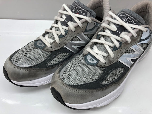 ニューバランス new balance 22年製 M990 V6 FuelCell ランニング ローカット シューズ USA製 灰 M990GL6 メンズ靴 スニーカー グレー 25.5cm 104S-925