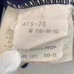 アディダス adidas 60～71s デサント トラックジャケット ATS-70 ジャージ ネイビー Mサイズ 201MT-2598
