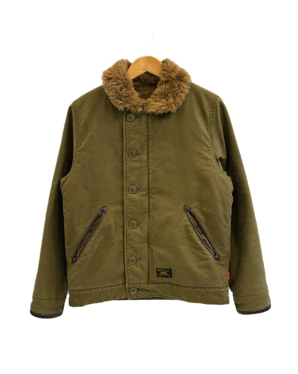 ダブルタップス WTAPS 15AW N-1 JACKET COTTON COAD コットン コード クロス デッキ ジャケット 緑 152GWDT-JKM03 2 ジャケット カーキ 101MT-5347