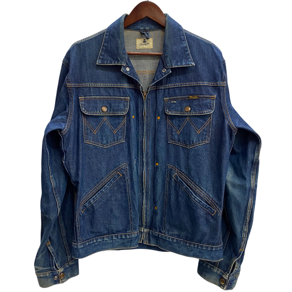 【曜日割引対象外】 ラングラー Wrangler 90's日本製 復刻 24MJZ ジャケット ブルー Lサイズ 201MT-4710 VB