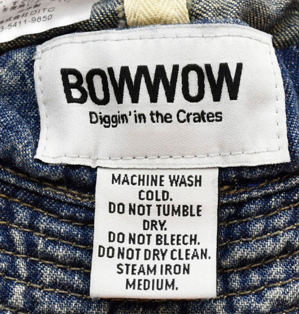 バウワウ BOW WOW US ARMY M37 DENIM HAT デニム ハット 加工  帽子 メンズ帽子 ハット ブルー Lサイズ 103H-17