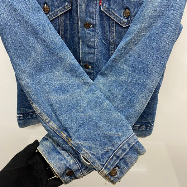 【曜日割引対象外】 リーバイス Levi's 70's 71205-0317 USA製 ブランケットライナー ジャケット ブルー 42Lサイズ 201MT-4465 VB