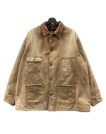カーハート Carhartt MICHIGAN CHORE COAT ミシガン チョア コート ダック カバーオール 裏ブランケット ボタン アウター ジャケット 茶 C01 BRN サイズ 50 ジャケット ロゴ ベージュ 104MT-1877