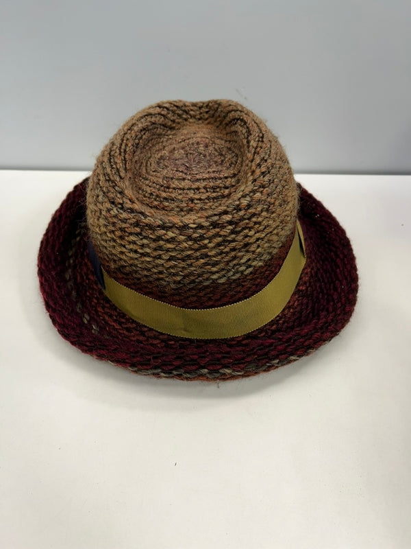 カシラ CA4LA ニットハット 毛糸 JUN01121 帽子 レディース帽子 ハット マルチカラー ワインレッド 101hat-187