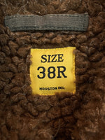 ヒューストン HOUSTON N-1 DECK JACKET デッキ ジャケット ミリタリー ジップアップ 裏ボア 軍物 アウター 緑 サイズ 38R ジャケット キャラクター グリーン 104MT-1808