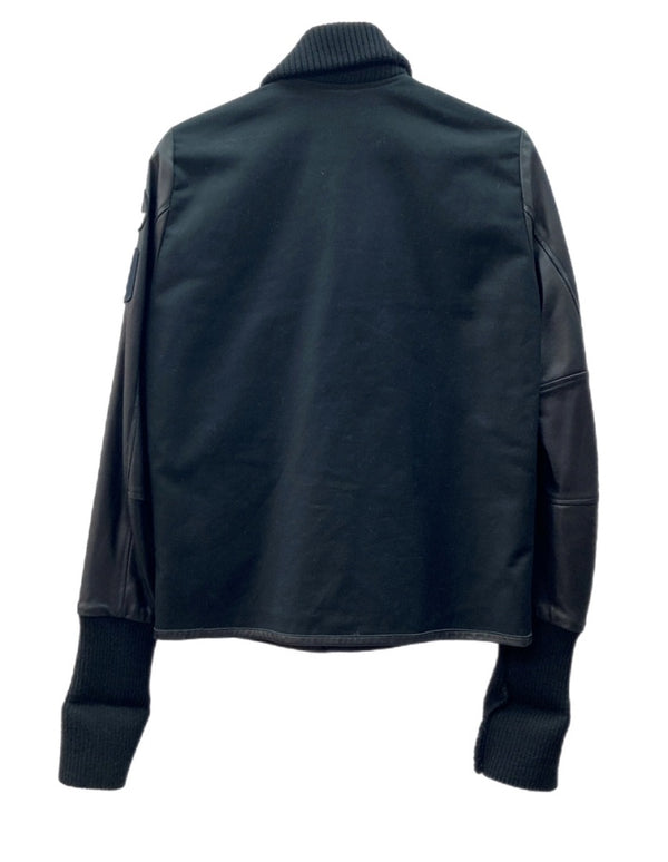 ヒステリックグラマー HYSTERIC GLAMOUR STADIUM JUMPER スタジアム ジャンパー スタジャン ファラオジャケット ボタン チェーンステッチ アウター 黒 0211AB04 ジャケット ロゴ ブラック Sサイズ 104MT-1612