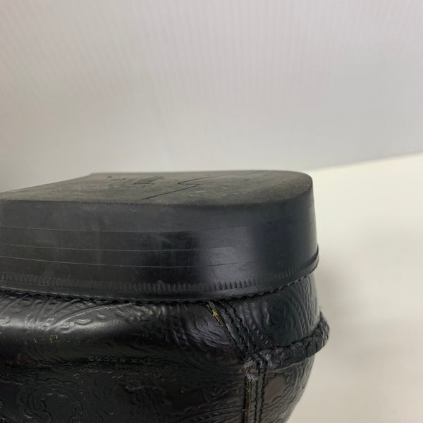 ケンフォードファインシューズ KENFORD MENS EMBOSSED LOAFERS BLACK WHITE PAISLEY メンズ靴 ローファー ブラック 27cmサイズ 201-shoes1279