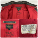 【曜日割引対象外】 アヴィレックス AVIREX A-2 レザー フライトジャケット ジャケット ブラウン 40サイズ 201MT-4518 VB