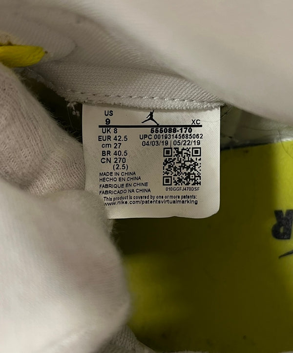 ジョーダン JORDAN NIKE AIR JORDAN 1 RETRO HIGH OG FIRST CLASS FLIGHT ナイキ エアジョーダン 1 レトロ ハイ ファーストクラス  555088-170 メンズ靴 スニーカー イエロー 27cm 101sh-2376