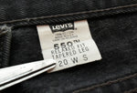 リーバイス Levi's 90's USA製 550 ブラックデニムパンツ 09522-0260 デニム ブラック 20 103MB-283