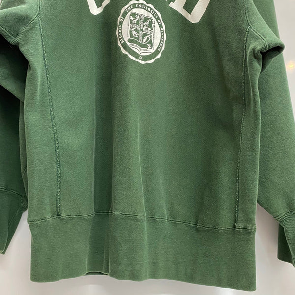 【曜日割引対象外】 チャンピオン Champion 90's リバースウィーブ USA製 カレッジ スウェット グリーン XLサイズ 201MT-4537 VB