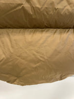 ビームス BEAMS HEART  ノーカラーダウンコート ファー ジャケット ベージュ サイズ0 101LT-220