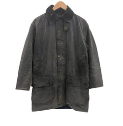 バブアー BARBOUR 90's 90年代 3ワラント BORDER ボーダー ワックス コットン オイルドジャケット コート VINTAGE ヴィンテージ 34inchi ジャケット ネイビー 101MT-5259