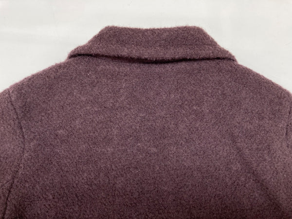 ケンゾー KENZO OLD ヴィンテージ VINTAGE ベネカ期 80s~90s アーカイブ ウールコート チェスター ダブル 日本製 BROWN BORDEAUX  PLUM 赤茶色 1072127 コート 無地 ブラウン SIZE38 104LT-254