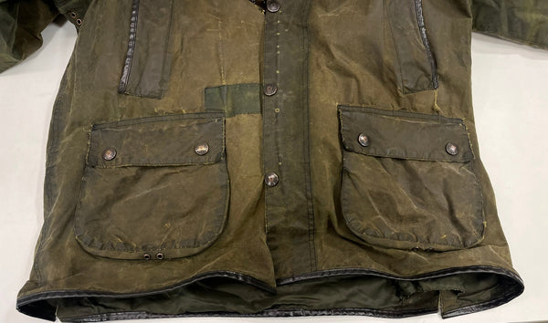 バブアー Barbour 90's 90年代 3ワラント BEDALE ビデイル ワックス コットン ジャケット オイルドジャケット フード パイルライナー フルセット VINTAGE ヴィンテージ A100 C43 ジャケット カーキ 101MT-5402