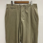 【曜日割引対象外】 ザリアルマッコイズ THE REAL McCOY'S Trousers Work Pants ヘリンボーンツイル ボトムスその他 カーキ W32 L35サイズ 201MB-983 VB