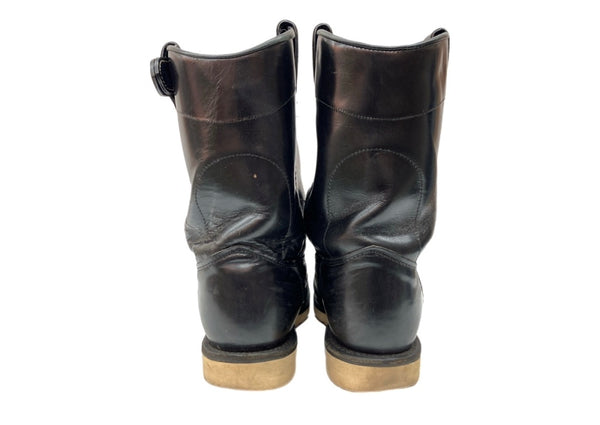 チペワ CHIPPEWA WELLINGTON BOOTS ウェリントン ブーツ ウエスタン Vibramソール ロング 黒 メンズ靴 ブーツ ウエスタン ブラック サイズ 8 1/2E 104S-1077