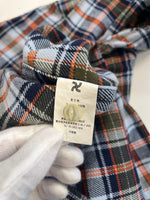 チャレンジャー CHALLENGER 24AW COUNTRY PLAID SHIRT カントリープレイドシャツ ネルシャツ 青×オレンジ チェックシャツ チェック柄 CLG-SH024-009 XL 長袖シャツ マルチカラー 101MT-5138