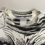 【曜日割引対象外】 ヴィンテージ vintage 90's skull tee タグ無し Tシャツ ホワイト 201MT-4685 VB