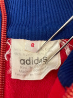アディダス adidas Vintage ヴィンテージ トラックジャケット ユーゴスラビア製 サイズ8 ジャージ レッド 101MT-4062