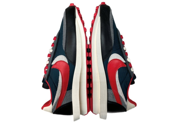 ナイキ NIKE 21年製 × SACAI サカイ × UNDERCOVER アンダーカバー LDWAFFLE SU ワッフル ローカット シューズ 赤 黒 DJ4877-300 メンズ靴 スニーカー ブラック 28cm 104S-795