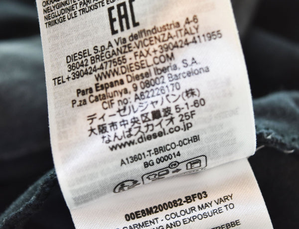 ディーゼル DIESEL Oval Dプレート タンクトップ ノースリーブ ノースリーブ グレー Sサイズ 103MT-2975