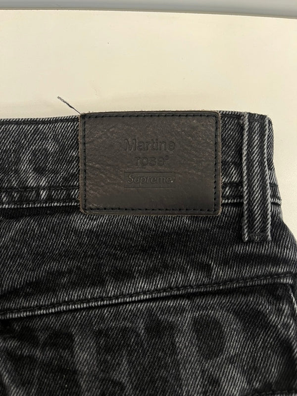 シュプリーム SUPREME ×Martine Rose Denim Cargo Pant 24FW マーティンローズ デニムカーゴパンツ 黒 デニム ブラック 表記サイズ30 101MB-641