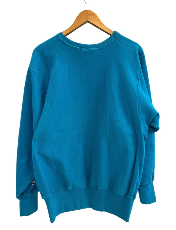 チャンピオン Champion 90s～ ヴィンテージ vintage 刺繍タグ リバースウィーブ REVERSE WEAVE ワンポイントロゴ USA製 アメリカ製 XL スウェット ブルー LLサイズ 101MT-4474