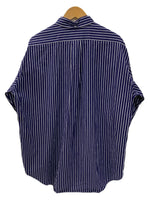 グラフペーパー Graphpaper ストライプ長袖シャツ GM191-50033B ブルー 1サイズ 201MT-3798