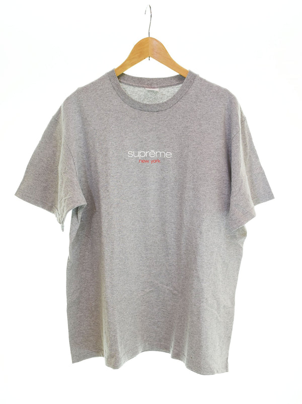 シュプリーム SUPREME 22SS Classic Logo Tee クラシックロゴ クルーネック Tシャツ グレー Tシャツ グレー Lサイズ 103MT-2413