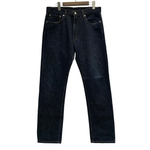 【曜日割引対象外】 リーバイス Levi's × ステューシー STUSSY 25周年記念 セルビッチ 5ポケット デニム ブルー W32 L34サイズ 201MB-808 VB