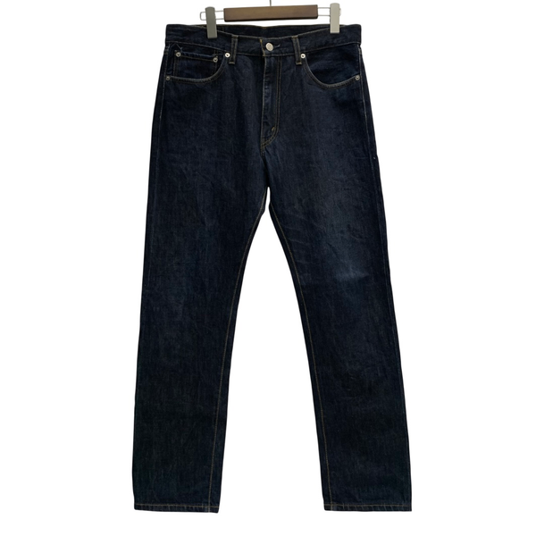 【曜日割引対象外】 リーバイス Levi's × ステューシー STUSSY 25周年記念 セルビッチ 5ポケット デニム ブルー W32 L34サイズ 201MB-808 VB