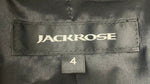 ジャックローズ JACKROSE レザーダブルライダースジャケット 羊皮 無地 ブラック Lサイズ 201MT-2578