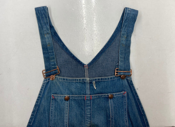 ビッグマック BIG MAC 70s 70年代 Vintage ヴィンテージ ワーク ペインター 無地 つなぎ・オーバーオール ブルー 104MB-227