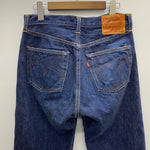 【曜日割引対象外】 リーバイス Levi's 90's S501XX 大戦モデル 復刻デニム 555 バレンシア USA製 濃紺   デニム ブルー W30 L36サイズ 201MB-854 VB