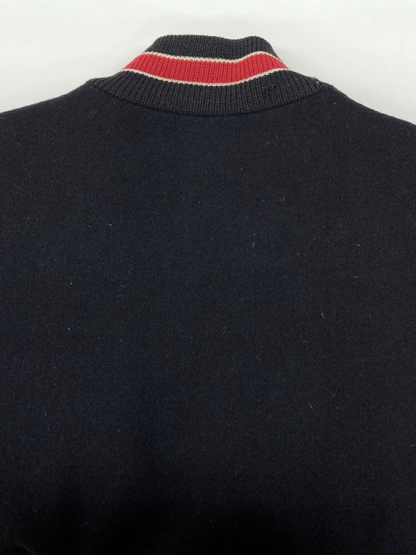 ミッチェルアンドネス Mitchell & Ness 1951 AUTHENTIC WOOL VARSITY JACKET ウール バーシティ ジャケット NEWYORK YANKEES ジップアップ 野球 アウター 紺 ジャケット ロゴ ネイビー Lサイズ 104MT-2149