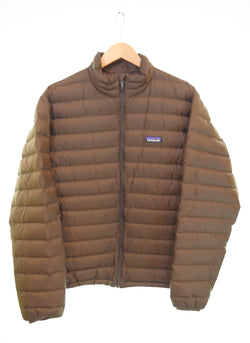 パタゴニア PATAGONIA ダウンセーターパファージャケット 84673FA11 ジャケット ブラウン Mサイズ 103MT-3346