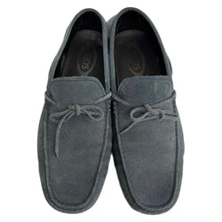 トッズ TOD'S ゴンミーニ Gommino メンズ靴 モカシン ブルー 28.5cmサイズ 201-shoes1432