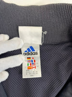 アディダス adidas 90s～ Vintage ヴィンテージ ジップアップ プルオーバー  ジャケット ネイビー Lサイズ 101MT-4577