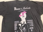 ヴィンテージ vintage 90's 90s Romeo and Juliet 舞台版 ロミオとジュリエット - Tシャツ ブラック フリーサイズ 101MT-3519