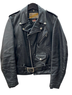 ショット SCHOTT PERFECT DOUBLE RIDERS JACKET ダブル ライダース ジャケット バイカー 革ジャンアウター 黒 サイズ 38 ジャケット 無地 ブラック 104MT-1299