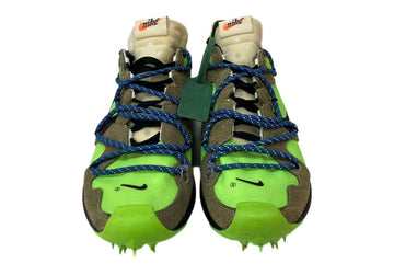 ナイキ NIKE 19年製 × OFF WHITE オフホワイト WMNS ZOOM TERRA KIGER 5 ELECTRIC GREEN ズーム テラ カイガー シューズ 緑 CD8179-300 メンズ靴 スニーカー グリーン 26.5cm 104S-828